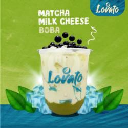 Matcha Milk Cheese Boba