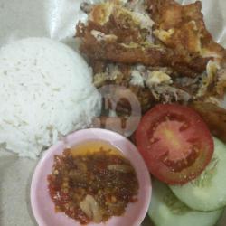 Nasi Tulang Ayam Di Geprek