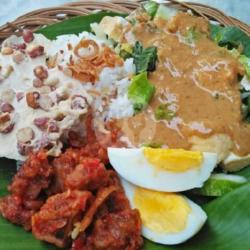 Sego Pecel Telor