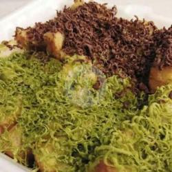 Roti Bakar Green Tea Crunchy - Coklat - Keju