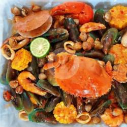 Seafood Bancakan Saus Padang