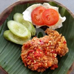 Ayam Geprek Gila Sambal Pete   Es Teh