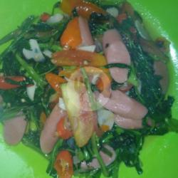 Tumis Kangkung  Sosis Ayam