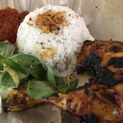 Ayam Bakar Madura   Nasi