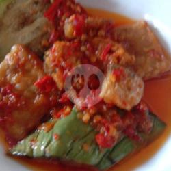 Ikan Asin Terong Tempe Sambel Merah