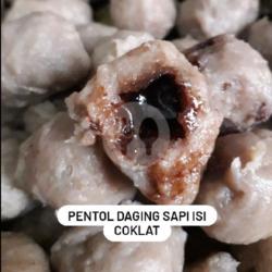 Pentol Bakso Daging Sapi Isi Coklat