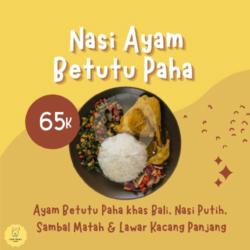 Nasi Ayam Betutu ( Paha )