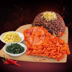 Paket Komplit Nasi Ayam Spicy