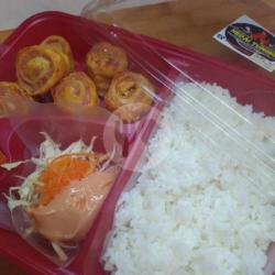 Egg Chicken Roll Bento