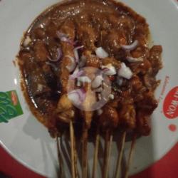 Sate Ayam (campur Kulit)