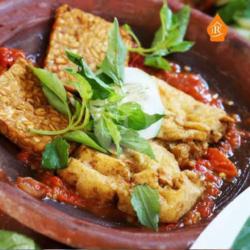 Nasi Telur Tempe Penyet