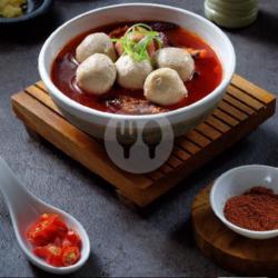 Mala Tang Beef Meatball (bakso Sapi Kuah Mala)