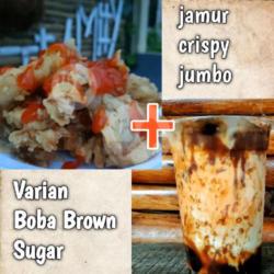 Jumur Crispy Jumbo   Varian Boba Brown Sugar