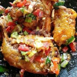 Tempe  Ayam Goreng Sanbel Mantah