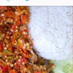 Ayam Goreng Balado  Nasi