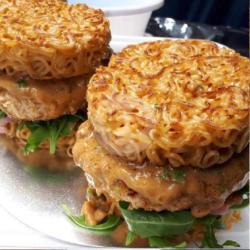 Indomie Double Special Beef Burger