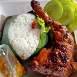 Nasi Liwet   Ayam Bakar Paha