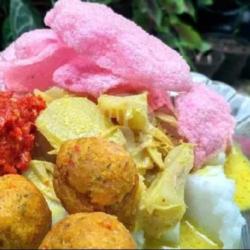 Lontong Sayur Padang   Telur   Perkedel