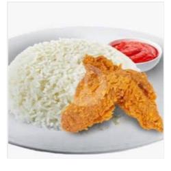 Nasi Sayap Crispy