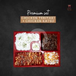 Premium Set Chicken Teriyaki   Chicken Katsu