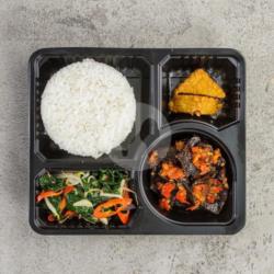 Nasi Paru Balado & Sayuran