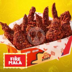 10 Pcs Chicken Wings Fire Mala A La Carte