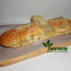 Lebanese Baba Ganoush Long Bread - Roti Sayur Terong Wijen Lebanon