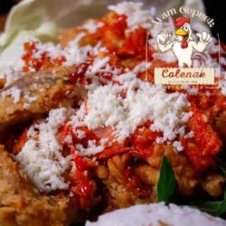 Ayam Geprek Ori Mie   Keju Parut