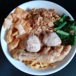 Mie Ayam Gepeng Komplit