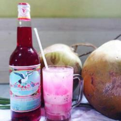 Es Kelapa Sirup Bangau