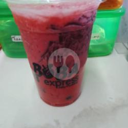 Milkshake Red Valvet Boba Jelly Pudding