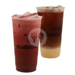 Large Beli 1 Gratis 1 (red Velvet   Cold Brew Coffee)