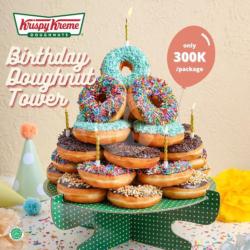 Assorted Doughnut Tower