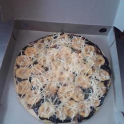 Pizza Pisang, Coklat, Keju, Susu Medium