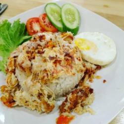 Nasi Ayam Mozza   Telur