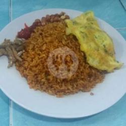 Nasi Goreng Telor Campur   Dadar