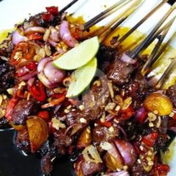 Sate Kulit Bumbu Kecap Nasi 1porsi