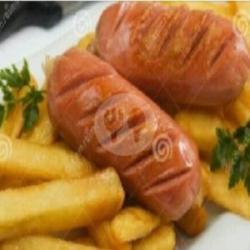 Paket Sosis Chicken Besar   French Fries