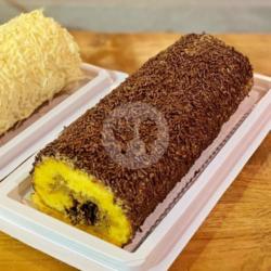 Bolu Gulung / Roll Cake Mocha Meses