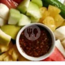 Buah Mix Pepaya Melon Semangka Nanas Tanpa Sambal