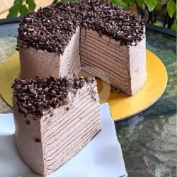 Choco Mille Crepes Slice