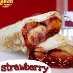 Kebab Pisang Selai Strawberry