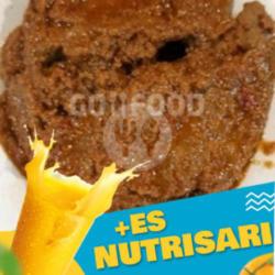 Nasi   Daging Rendang   Sayur   Es Nutrisari