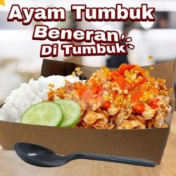 Paket Mie Gepuk Dower Ayam Tumbuk Sambel Geprek