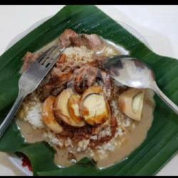 Nasi Gandul Lauk   Telor