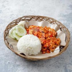 Ayam Geprek (sayap)   Sambal Bawang