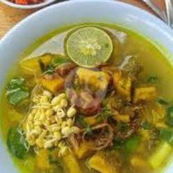 Nasi Soto Babat Kuwah Bening