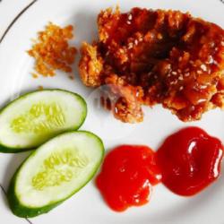 Ayam Krispi Bakar Saus Black Pepper