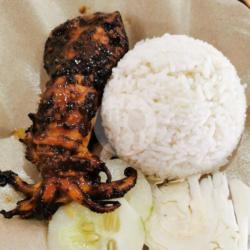 Nasi Sotong Bakar Sambal