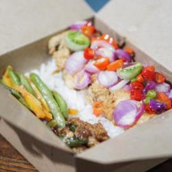 Nasi Fillet Gurame Crispy Sambal Dabu-dabu